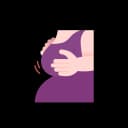 "Image showing fuller breasts during pregnancy, a common early symptom caused by hormonal changes such as increased estrogen and progesterone