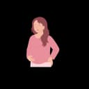 "Pelvic pain during pregnancy, a common discomfort caused by hormonal changes, ligament stretching, or pressure from the growing uterus, often experienced in the lower abdomen and pelvis, especially in the second and third trimesters."