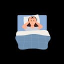 "Image showing insomnia during pregnancy, a common condition caused by hormonal changes, physical discomfort, and anxiety that can affect sleep quality in expectant mothers."