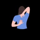 "Pregnant woman scratching belly due to itchy skin, a common pregnancy symptom caused by stretching skin and hormonal changes"